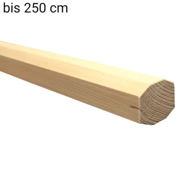 Sitzstange bis 250 cm, inkl. Zuschnitt